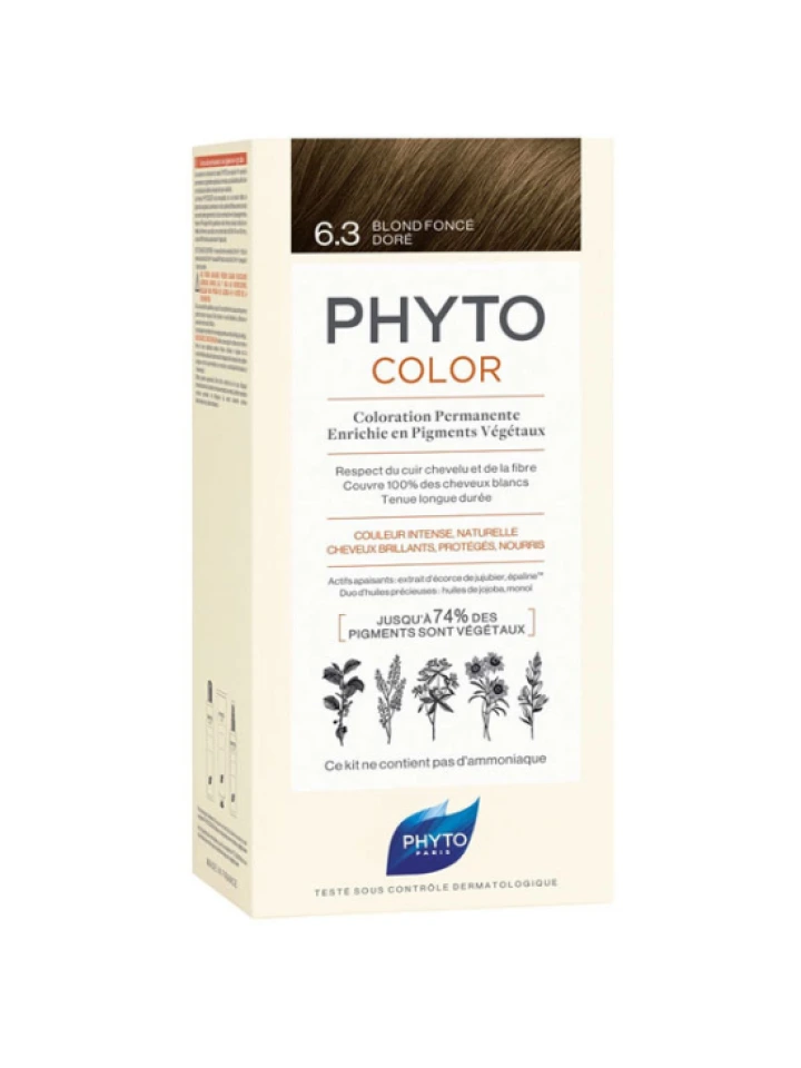 Phyto Phytocolor Bitkisel Saç Boyası 6 3 Koyu Kumral Dore