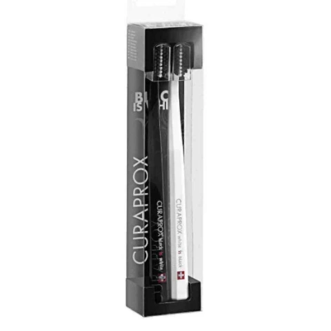 Curaprox White is Black Diş Fırçası 2′li Fırça
