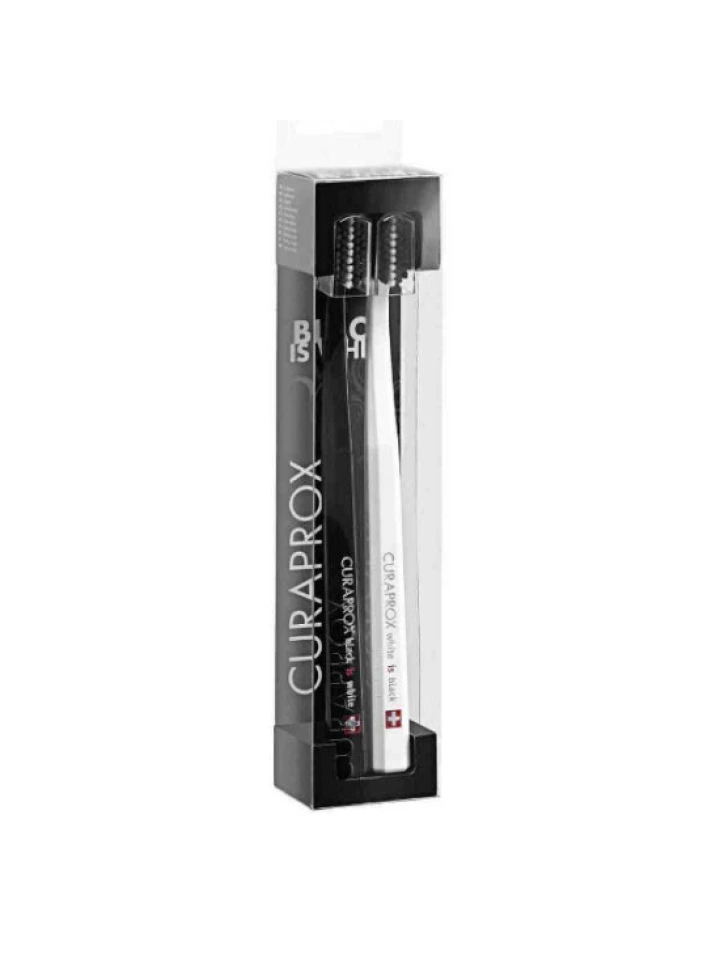 Curaprox White is Black Diş Fırçası 2′li Fırça