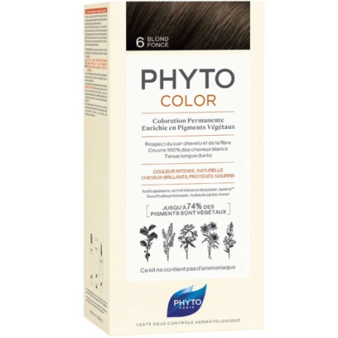 Phyto Phytocolor Bitkisel Saç Boyası 6 Koyu Kumral
