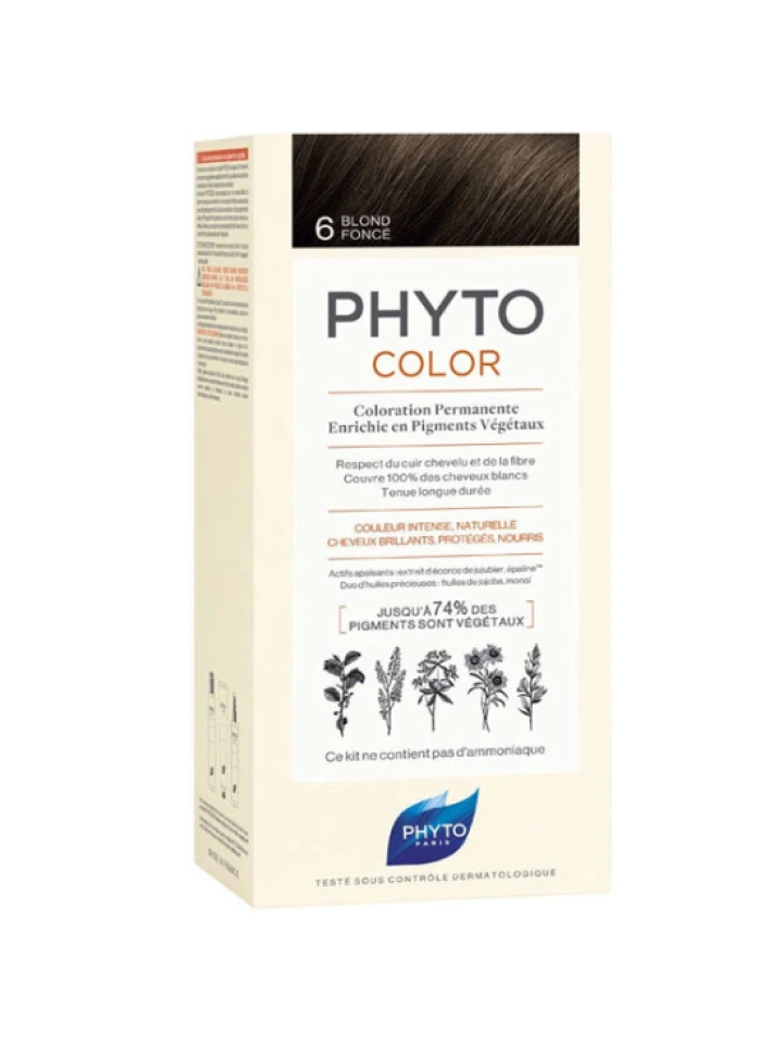 Phyto Phytocolor Bitkisel Saç Boyası 6 Koyu Kumral