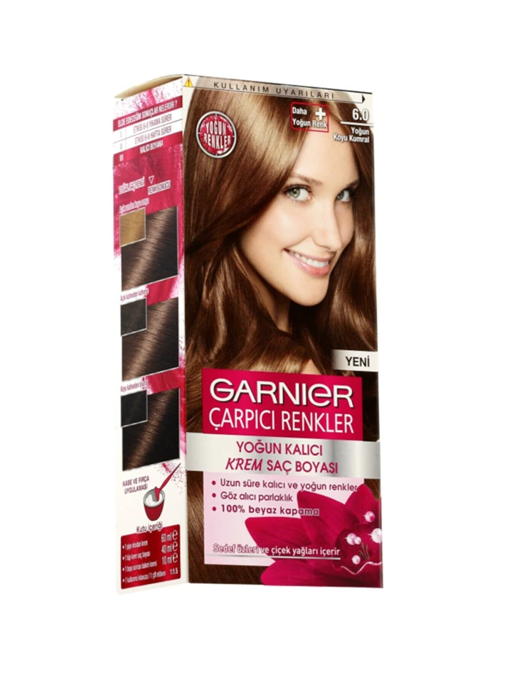 Garnıer Color  Naturel Çarpıcı Renkler  6,0 Yoğun Koyu Kumral