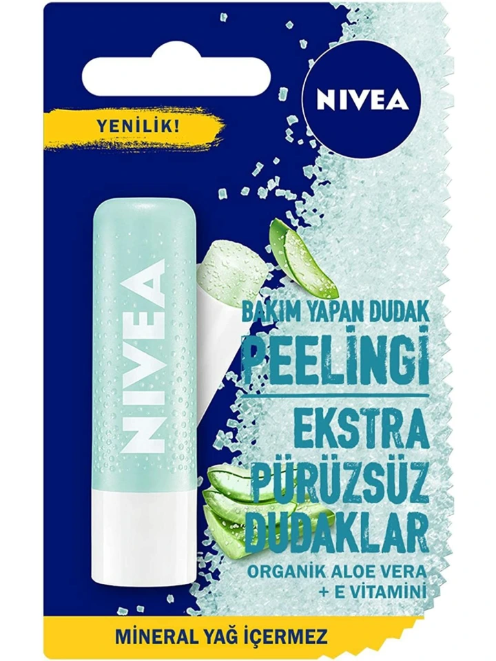 Nivea Dudak Peeling Scrup Aloea Vera