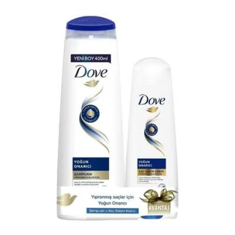 Dove Yoğun Onarıcı Şampuan 400 Ml Saç Kremi 200 Ml Set