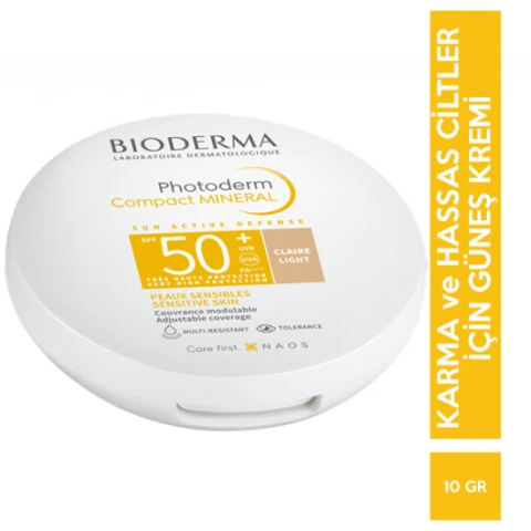 Bioderma Photoderm Mineral Compact Light SPF 50 10 GR Renkli Güneş Kremi