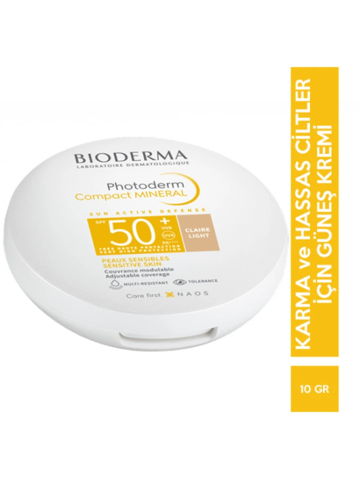 Bioderma Photoderm Mineral Compact Light SPF 50 10 GR Renkli Güneş Kremi