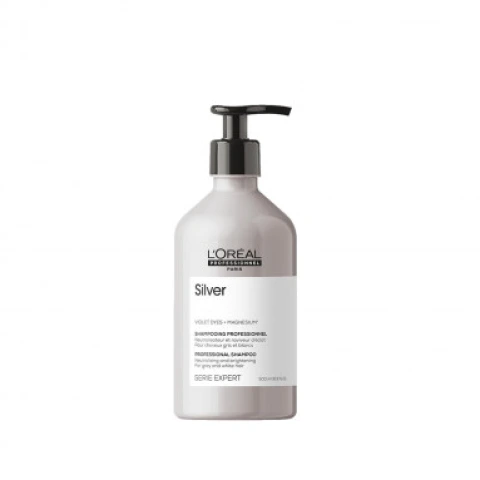 Loreal Paris Serie Expert Silver Gri ve Beyaz Saçlar için Renk Dengeleyici Mor Şampuan 500 ml