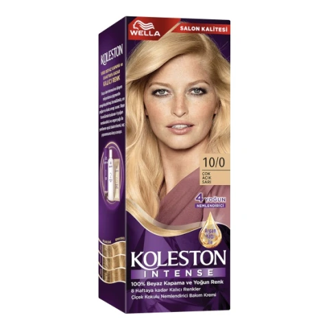 Koleston Intense Saç Boyası 10 0 Çok Açık Sarı