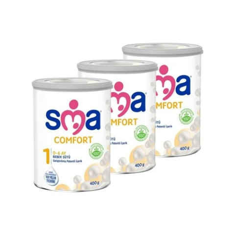 Sma 1 Bebek Sütü Comfort 400 gr 3 lü Paket