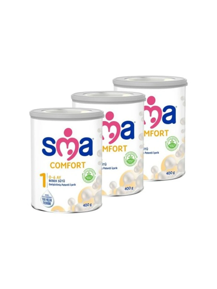 Sma 1 Bebek Sütü Comfort 400 gr 3 lü Paket