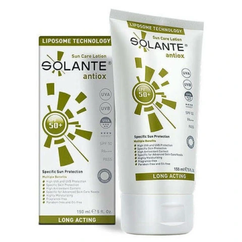 Solante Antiox Spf 50 150 ML Anti Aging Etkili Güneş Kremi