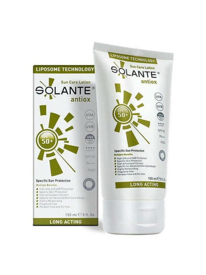 Solante Antiox Spf 50 150 ML Anti Aging Etkili Güneş Kremi