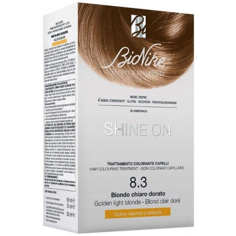 Bionike Shine On Saç Boyama Kiti Altın Sarı No 8 3
