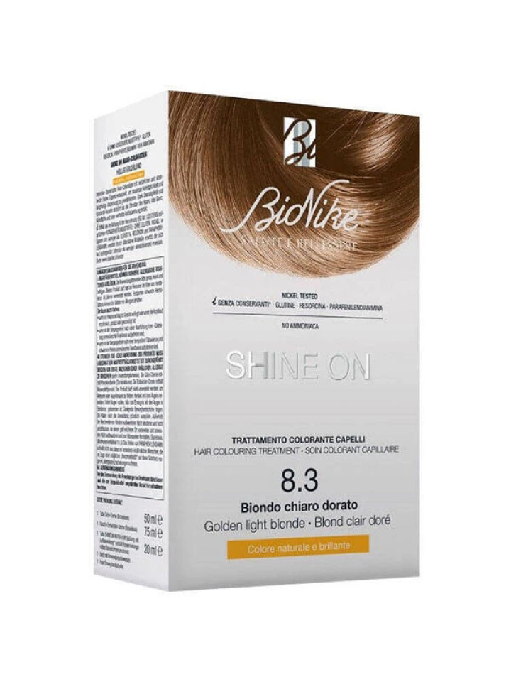 Bionike Shine On Saç Boyama Kiti Altın Sarı No 8 3