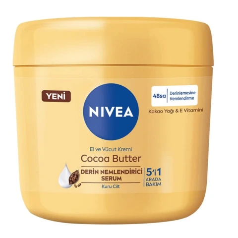 Nivea Cocoa Butter El ve Vücut Bakım Kremi 400 Ml