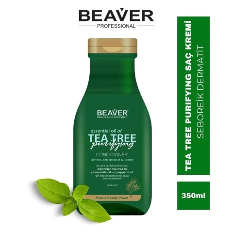 Beaver Tea Tree Saç Kremi 350 ML Kepek Karşıtı Saç Kremi