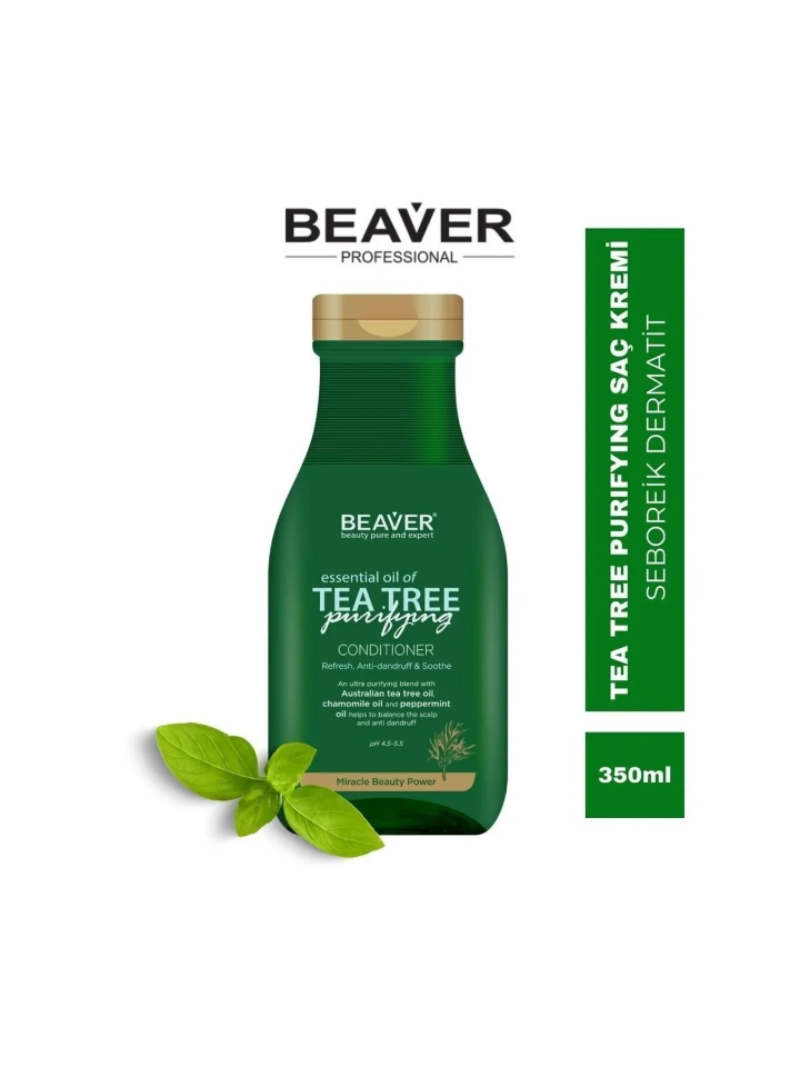 Beaver Tea Tree Saç Kremi 350 ML Kepek Karşıtı Saç Kremi
