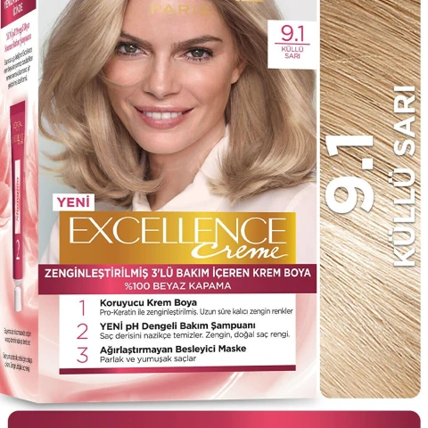 Loraal Paris Excellence Creme Saç Boyası  9 Sarı