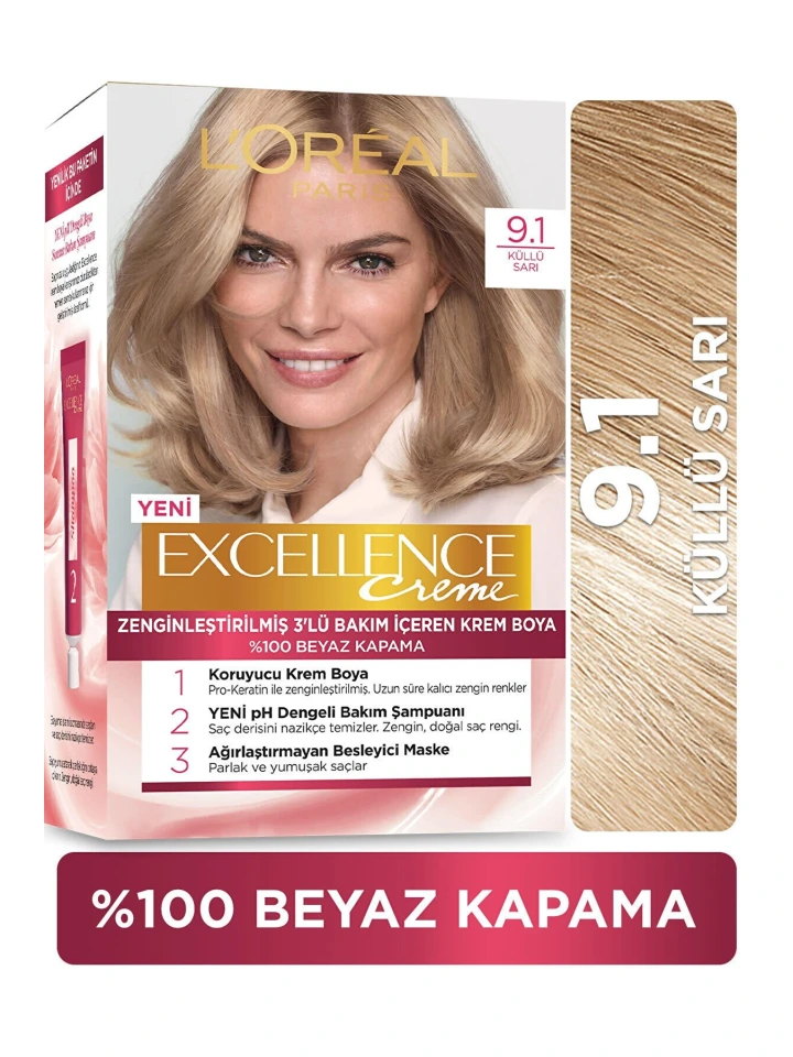 Loraal Paris Excellence Creme Saç Boyası  9 Sarı