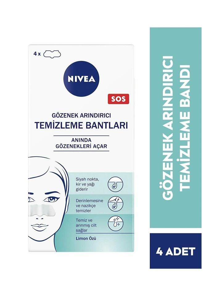 Nivea Visage T Bölgesi Temizlik Bandı 4lü