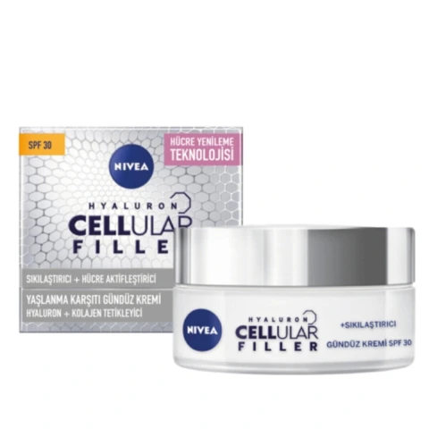 Nivea Hyaluron Cellular Filler Sıkılaştırıcı Hücre Aktifleştirici Spf 30 50 ml Gündüz Kremi