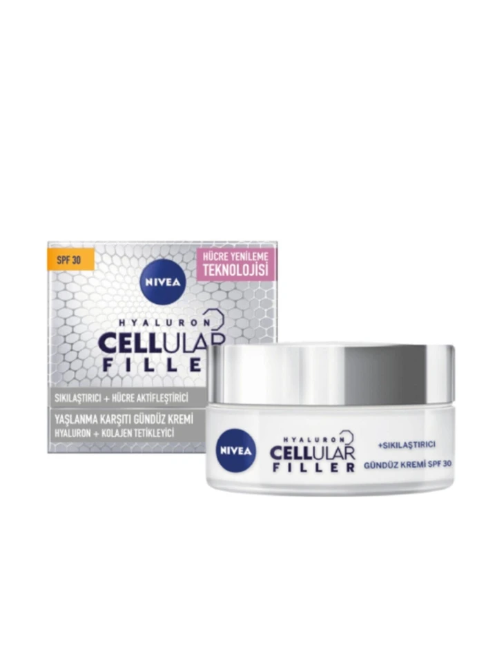 Nivea Hyaluron Cellular Filler Sıkılaştırıcı Hücre Aktifleştirici Spf 30 50 ml Gündüz Kremi