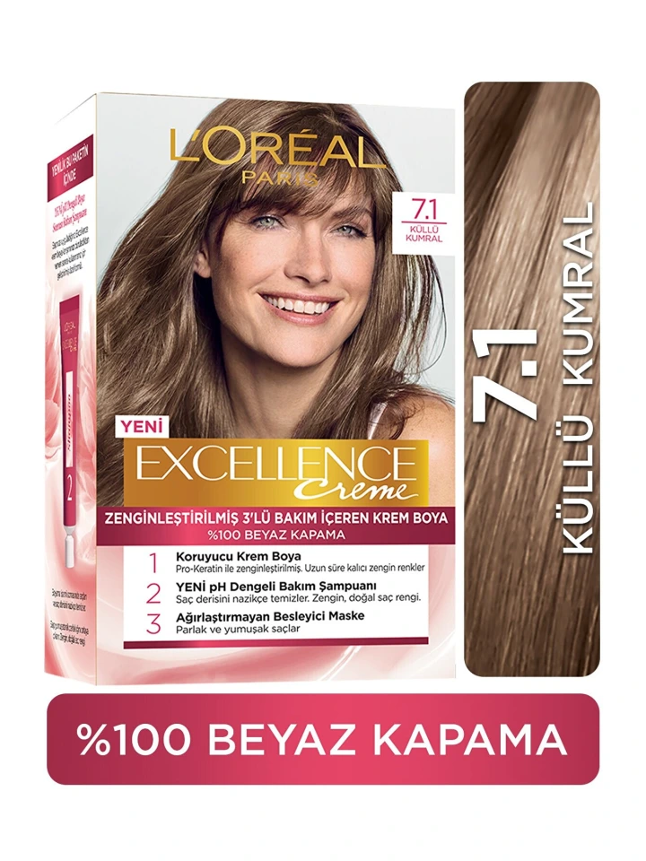 Loreal Excel Intense 7 1 Küllü Kumral Saç Boyası