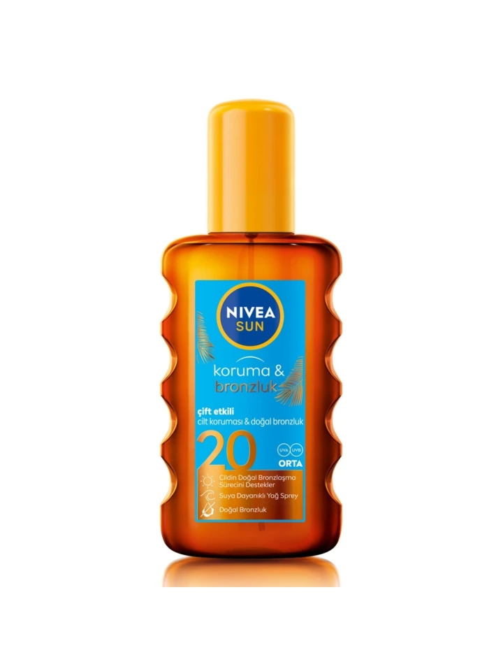 Nivea Koruma ve Bronzluk Güneş Yağı SPF 20 200 ML