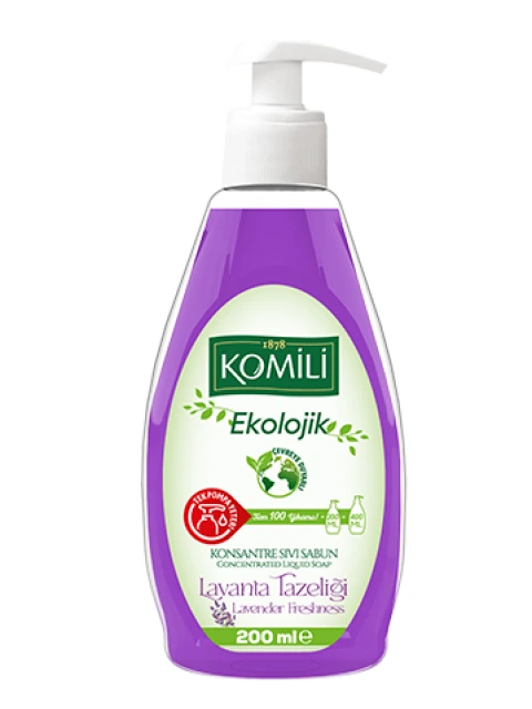 Komili Ekolojik Sıvı Sabun Lavanta Tazeliği 200mℓ