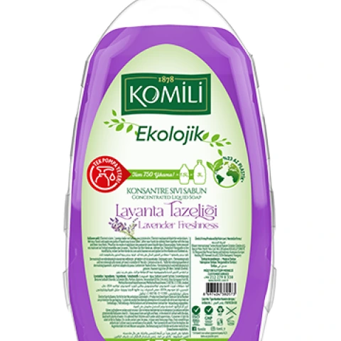 Komili Ekolojik Sıvı Sabun Lavanta Tazeliği 1.5ℓ