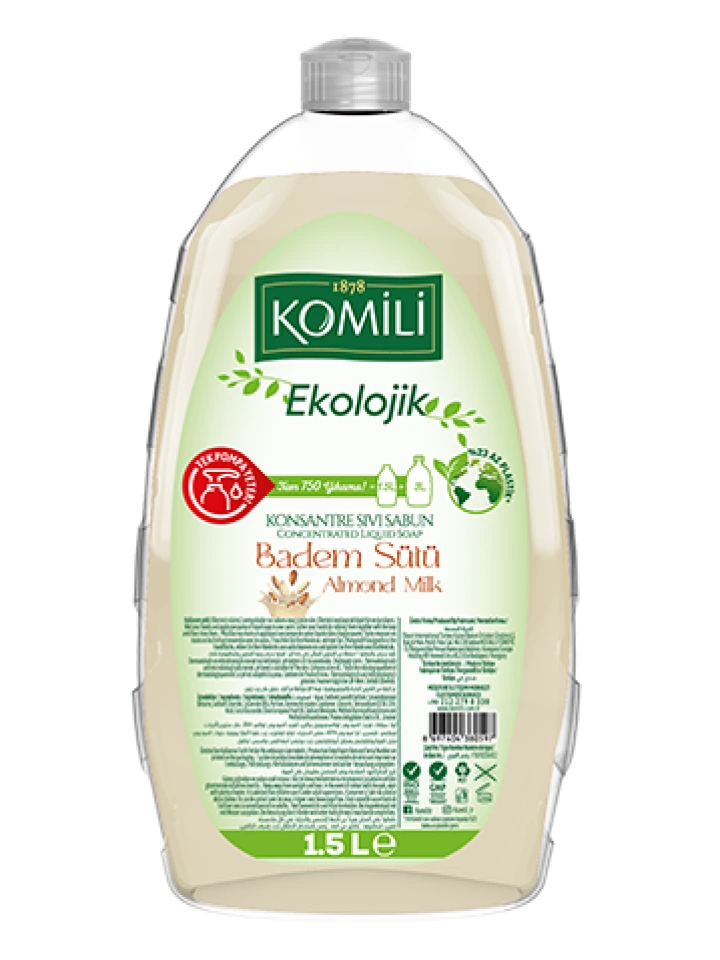 Komili Ekolojik Sıvı Sabun Badem 1.5 ℓt