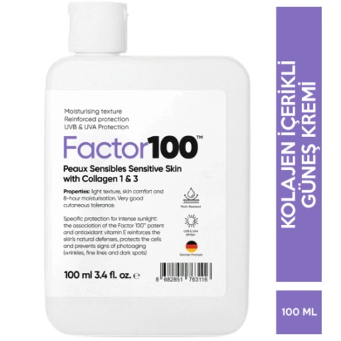 Factor 100 Güneş Kremi SPF50 100 ML