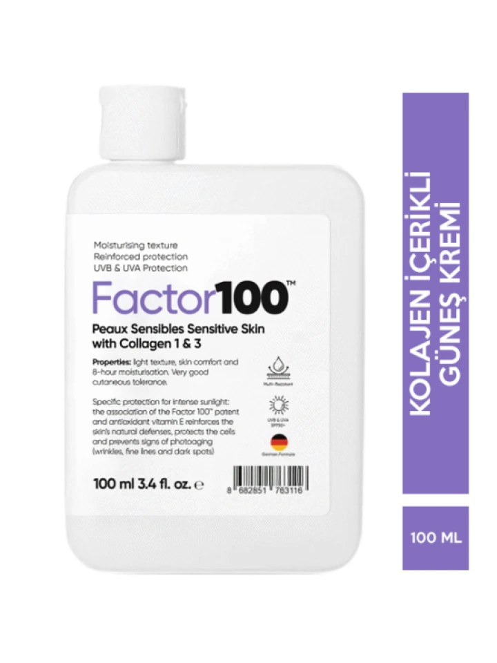 Factor 100 Güneş Kremi SPF50 100 ML