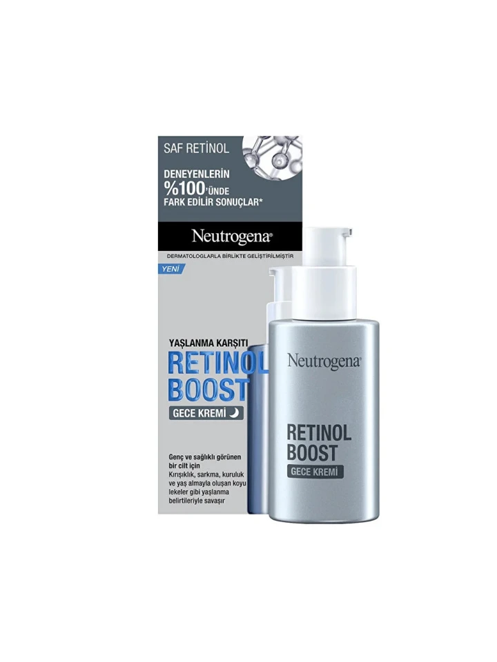 Neutrogena Retinol Boost Yaşlanma Karşıtı Gece Kremi 50 ML