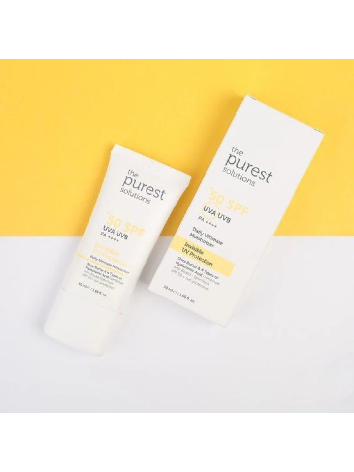 The Purest Solutions Invisible UV Protectin Daily Moisturizer Spf 50 50 ML Güneş Kremi