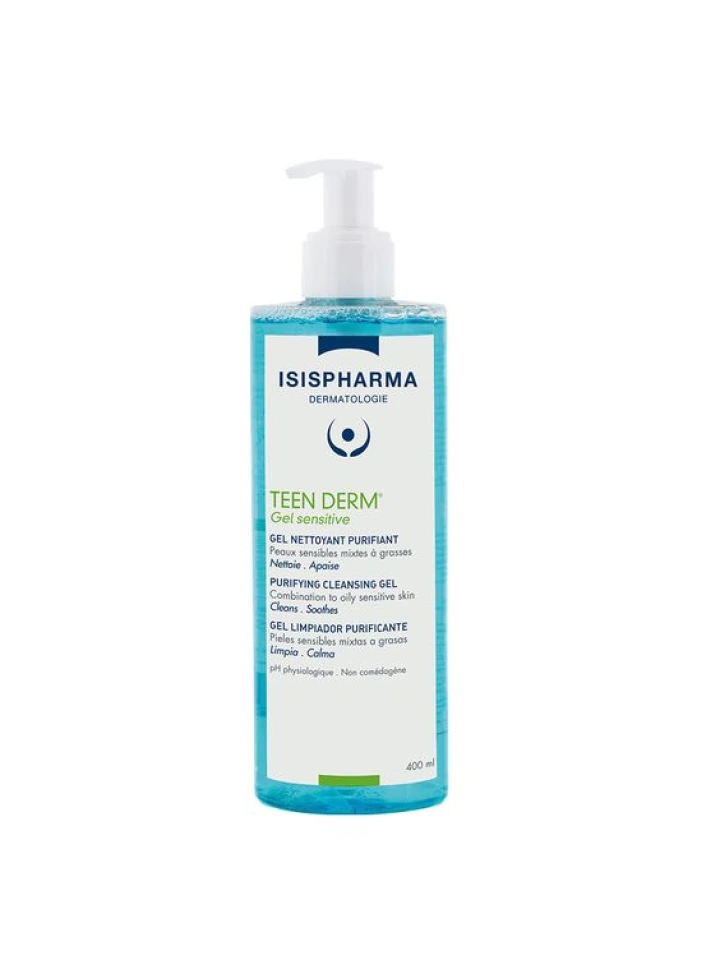 Isispharma Teen Derm Gel Sensitive Yüz Temizleme Jeli 250 ML