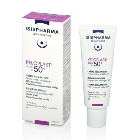Isispharma Keloplast Scars SPF 50 40 ML Tahriş Olmuş Ciltler İçin Nemlendirici