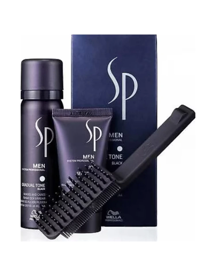 Wella Sp Men Pigment Mousse Siyah 6'lı Set