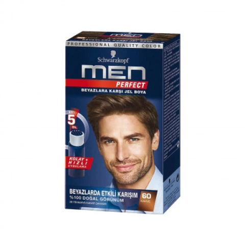 Schwarzkopf Men Perfect Saç Boyası 60 Kahve