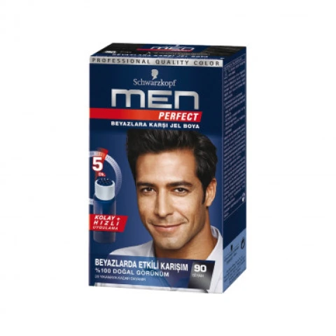 Schwarzkopf Men Perfect Saç Boyası 90 Siyah