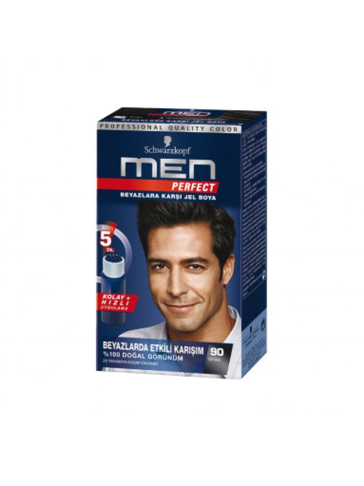 Schwarzkopf Men Perfect Saç Boyası 90 Siyah