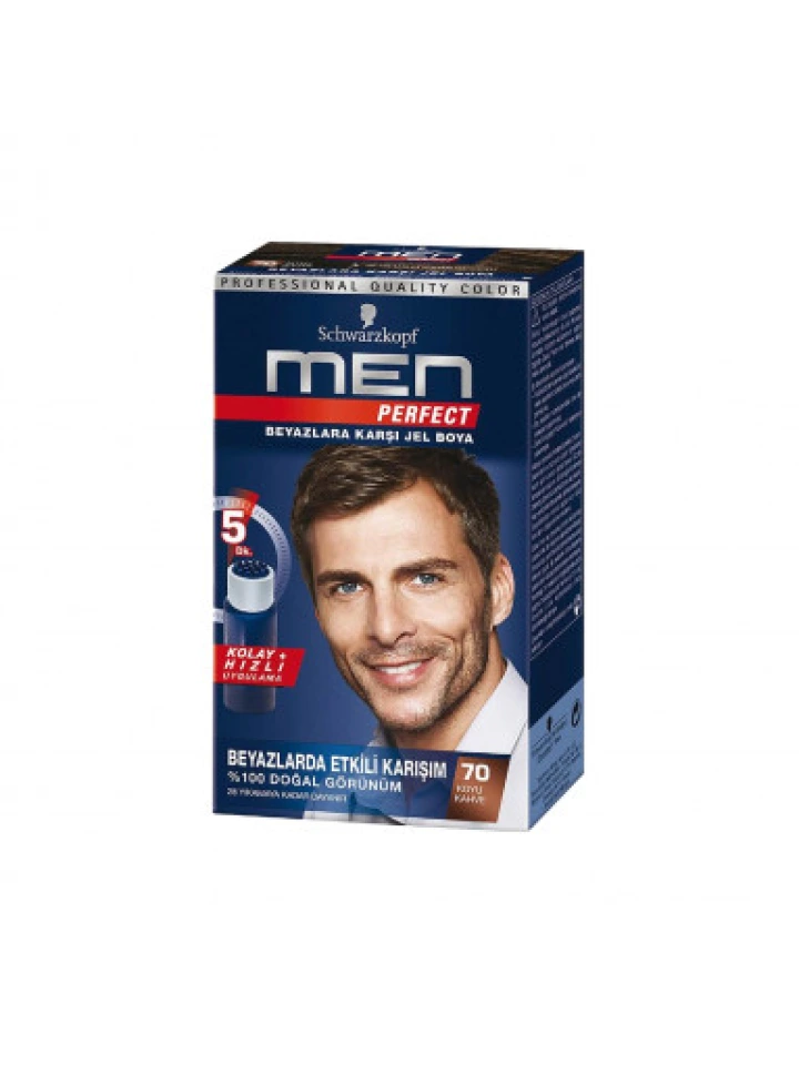 Schwarzkopf Men Perfect Saç Boyası 70 Koyu Kahve
