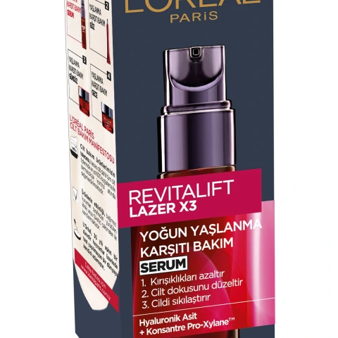L'Oréal Paris Revitalift Lazer x3 Yoğun Yaşlanma Karşıtı Bakım Serum 30 Ml