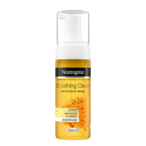Neutrogena Soothing Clear Yüz Temizleme Köpüğü Zerdeçal 150 Ml