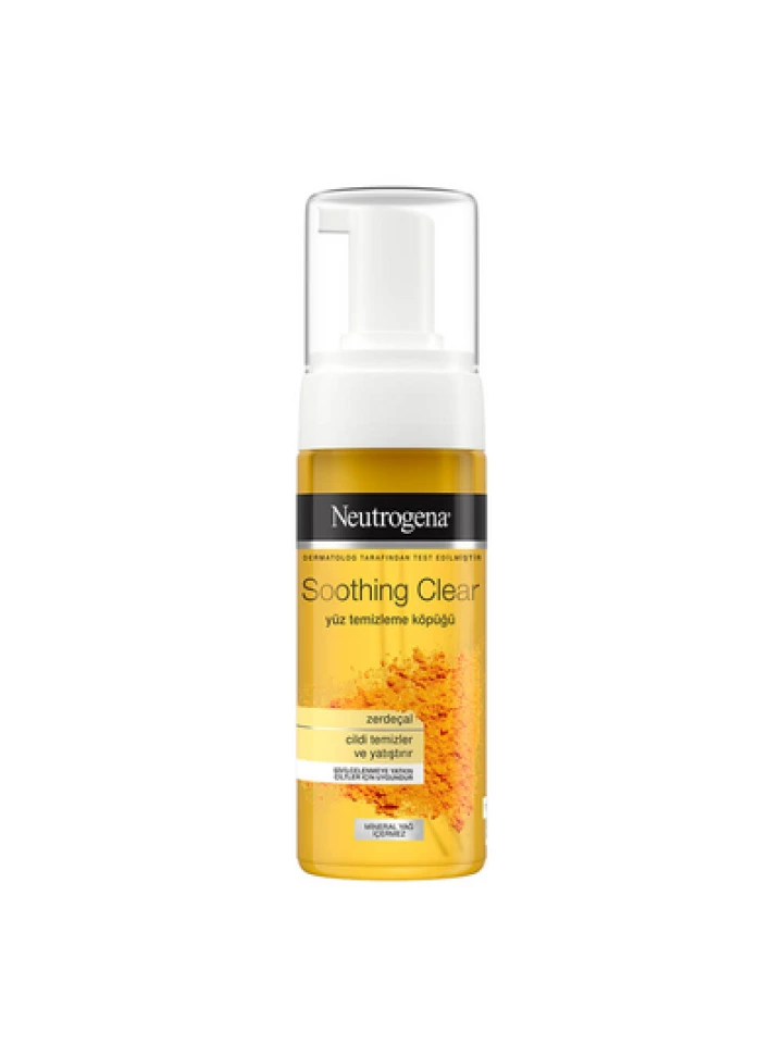 Neutrogena Soothing Clear Yüz Temizleme Köpüğü Zerdeçal 150 Ml