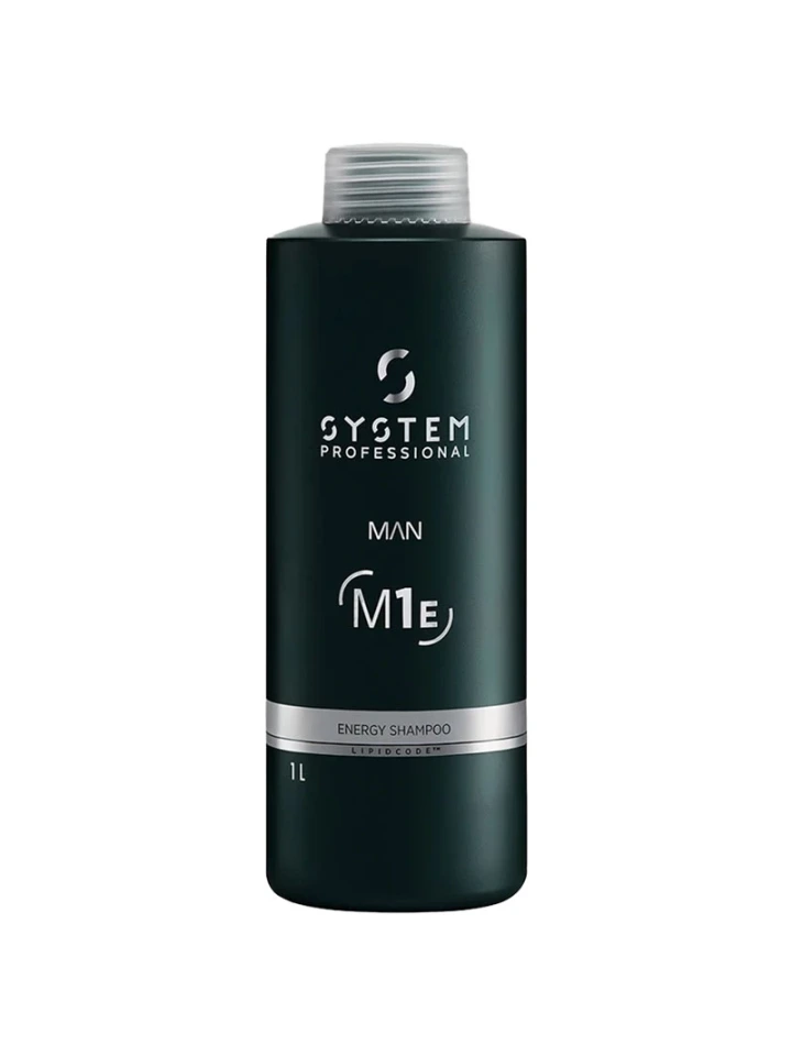 Wella System Professional Man M1E Energy Erkeklere Özel İnce Telli Saçlar İçin Hacimledirici Enerji Şampuanı 1000ml