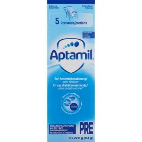 Milupa Aptamil Pre porsiyonları 5 x 22,8 g İthal