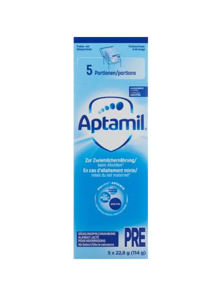 Milupa Aptamil Pre porsiyonları 5 x 22,8 g İthal