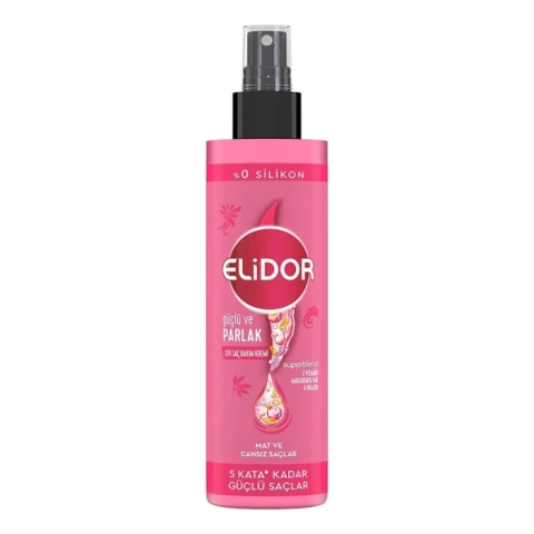 Elidor Güçlü ve Parlak Sıvı Saç Kremi 200 Ml