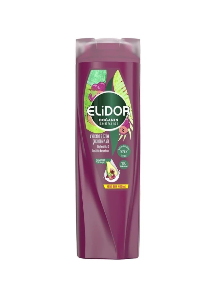 Elidor Avokado&Üzüm Çekirdeği Yağı Şampuan 400 Ml